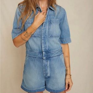Amo Jean Skip Romper